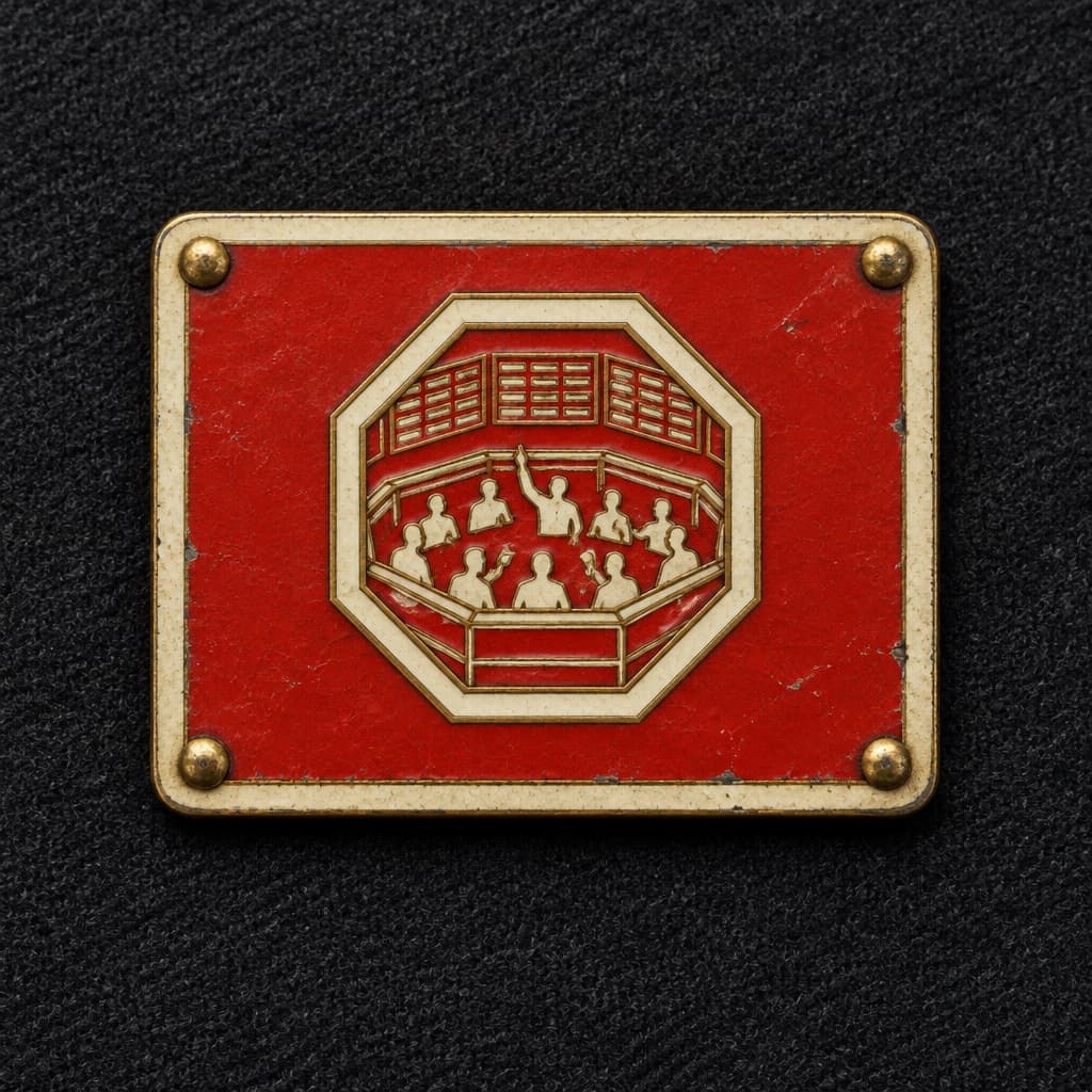 Enamel P1T floor badge